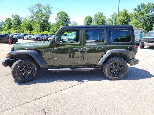 Sarge Green Clearcoat 2022 Jeep Wrangler Willys