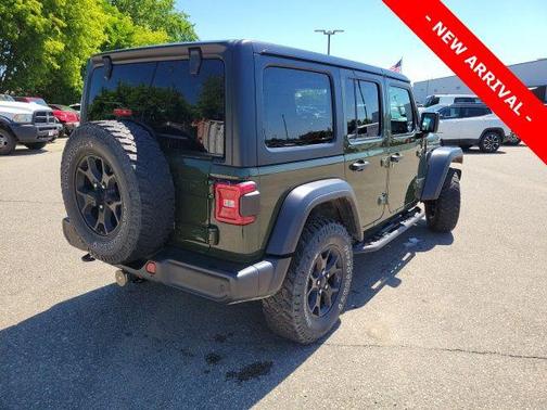 Sarge Green Clearcoat 2022 Jeep Wrangler Willys