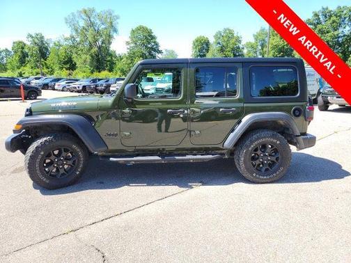 Sarge Green Clearcoat 2022 Jeep Wrangler Willys