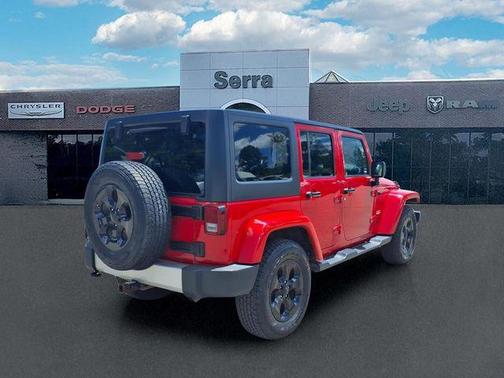 Flame Red Clearcoat 2013 Jeep Wrangler Unlimited Sahara