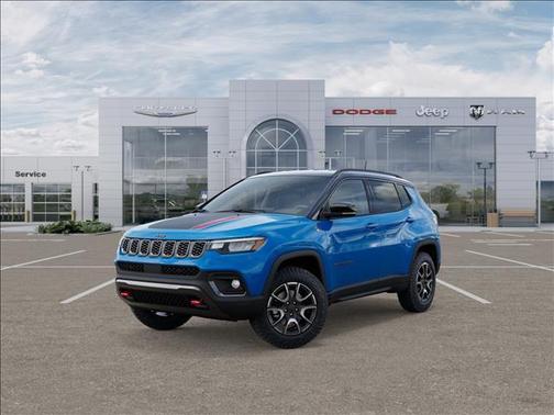 Hydro Blue Pearlcoat 2026 Jeep Compass Trailhawk