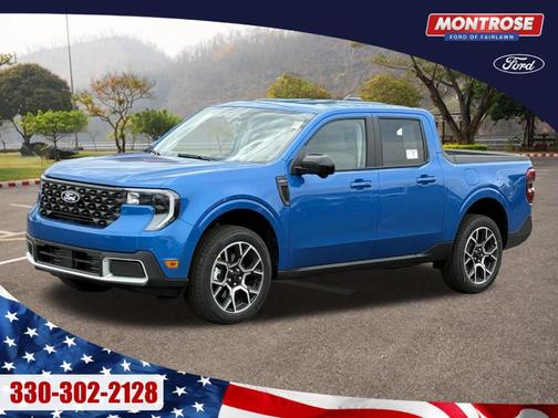 Blue 2026 Ford Maverick Lariat