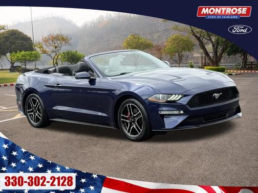 Kona Blue Metallic 2018 Ford Mustang EcoBoost Premium