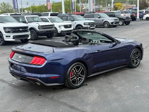 Kona Blue Metallic 2018 Ford Mustang EcoBoost Premium