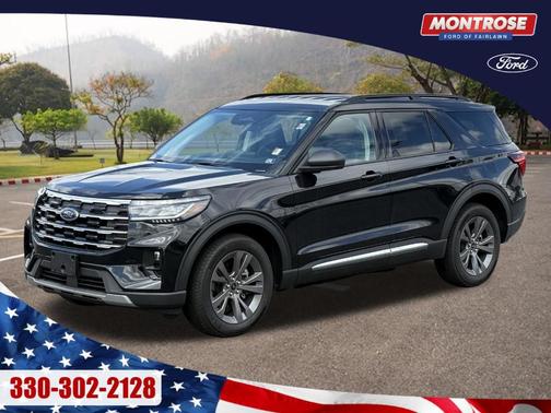 Black Metallic 2026 Ford Explorer Active