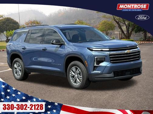 Lakeshore Blue 2025 Chevrolet Traverse LT