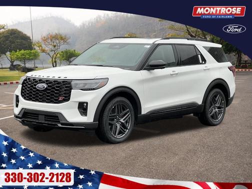 White 2026 Ford Explorer ST-Line