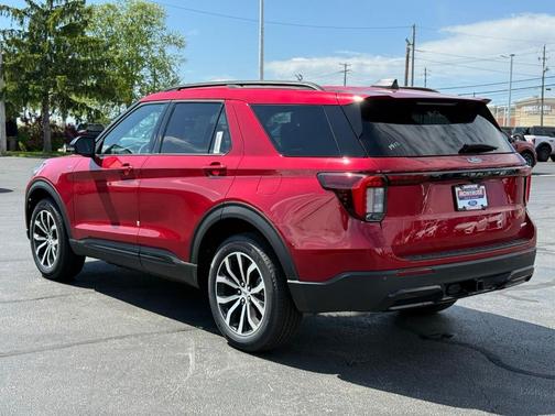 Red Metallic 2026 Ford Explorer ST-Line