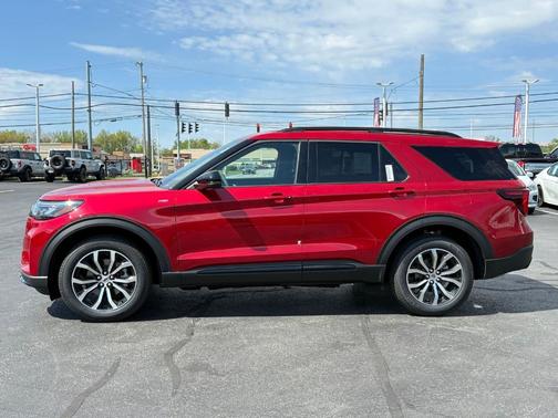 Red Metallic 2026 Ford Explorer ST-Line
