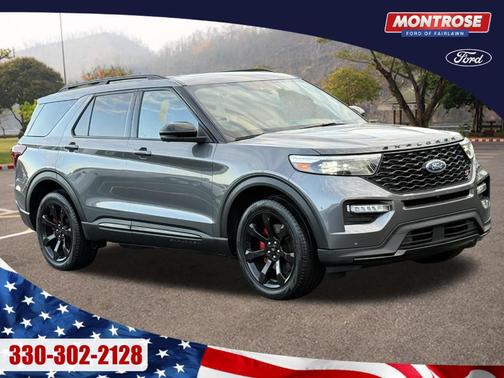 Gray Metallic 2023 Ford Explorer ST