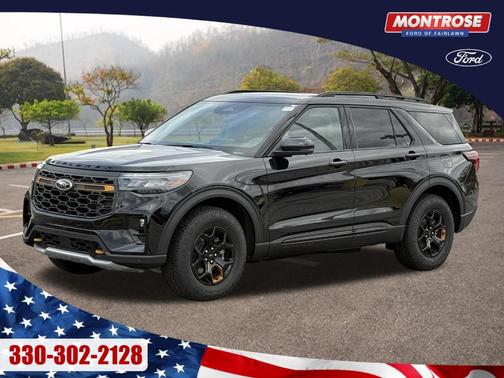 Black 2026 Ford Explorer Tremor