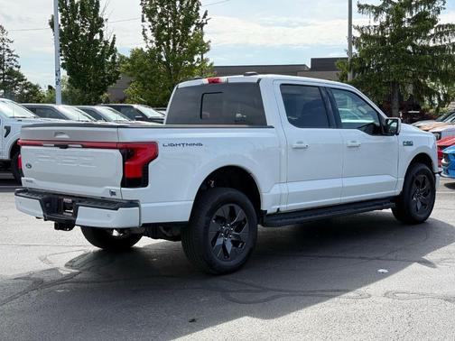 White Metallic 2025 Ford F-150 Lightning LARIAT