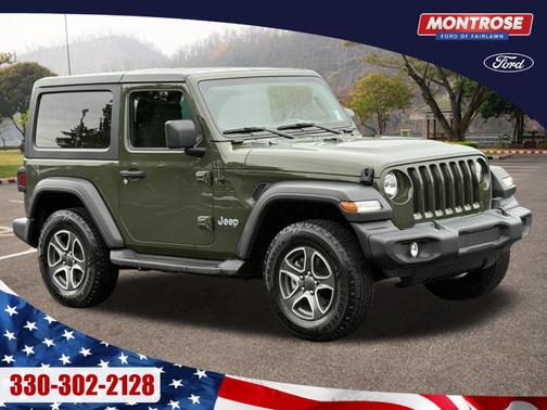 Sarge Green Clearcoat 2021 Jeep Wrangler Sport