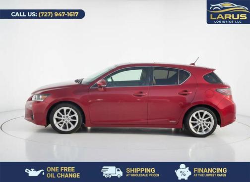 Red 2011 Lexus CT 200h Premium