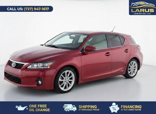 Red 2011 Lexus CT 200h Premium