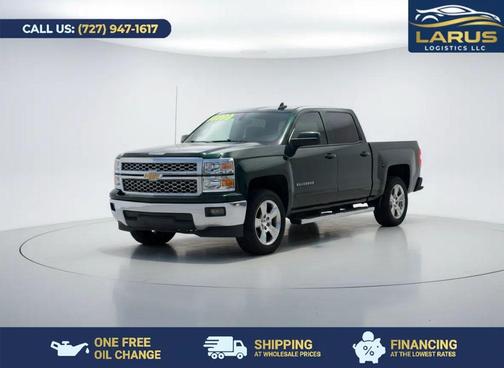 Rainforest Green Metallic 2015 Chevrolet Silverado 1500 1LT