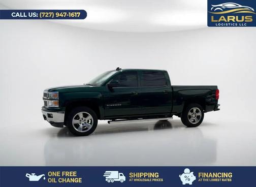 Rainforest Green Metallic 2015 Chevrolet Silverado 1500 1LT