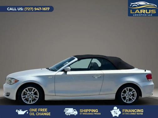 Silver 2008 BMW 128 128i Convertible 2D