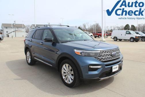 Blue Metallic 2020 Ford Explorer Limited