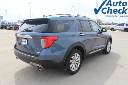 Blue Metallic 2020 Ford Explorer Limited