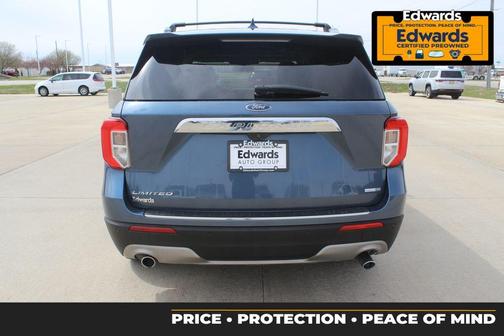 Blue Metallic 2020 Ford Explorer Limited