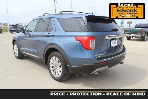 Blue Metallic 2020 Ford Explorer Limited