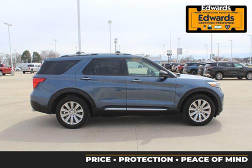 Blue Metallic 2020 Ford Explorer Limited