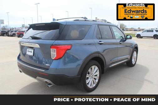 Blue Metallic 2020 Ford Explorer Limited