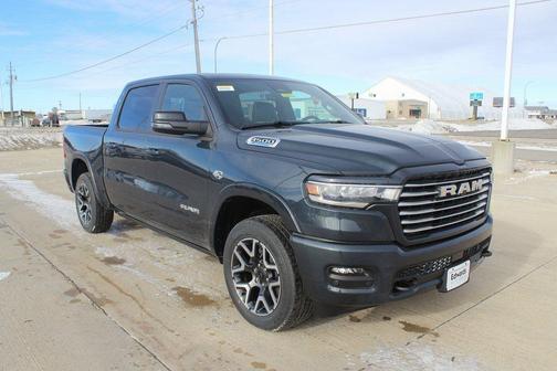 Blue Metallic 2026 RAM 1500 Laramie Truck