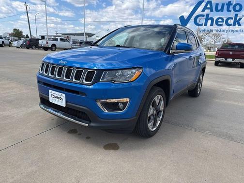 Laser Blue 2020 Jeep Compass Limited