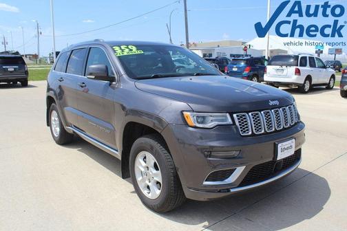 Granite Crystal Clearcoat Metallic 2018 Jeep Grand Cherokee Summit