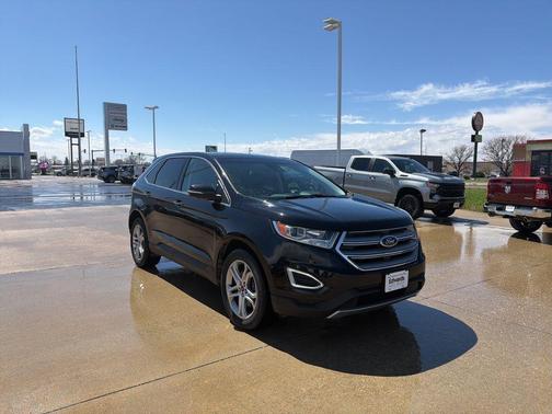 Shadow Black 2018 Ford Edge Titanium