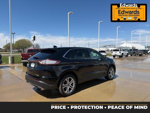 Shadow Black 2018 Ford Edge Titanium
