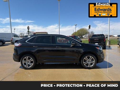 Shadow Black 2018 Ford Edge Titanium