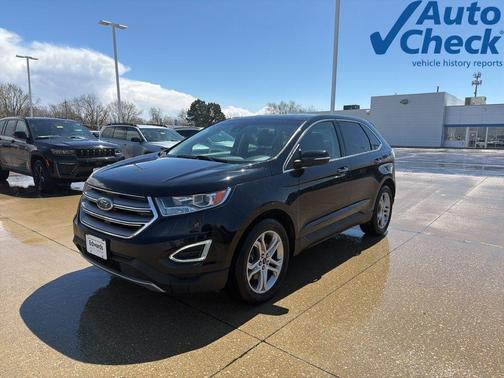 Shadow Black 2018 Ford Edge Titanium