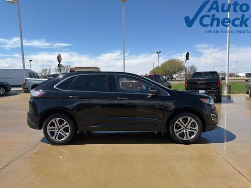 Shadow Black 2018 Ford Edge Titanium