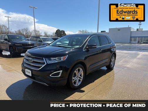 Shadow Black 2018 Ford Edge Titanium