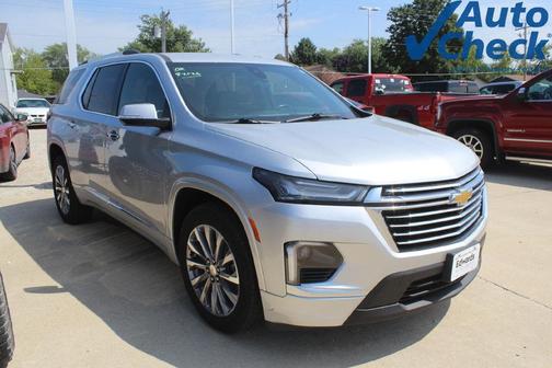 Silver Ice Metallic 2022 Chevrolet Traverse Premier