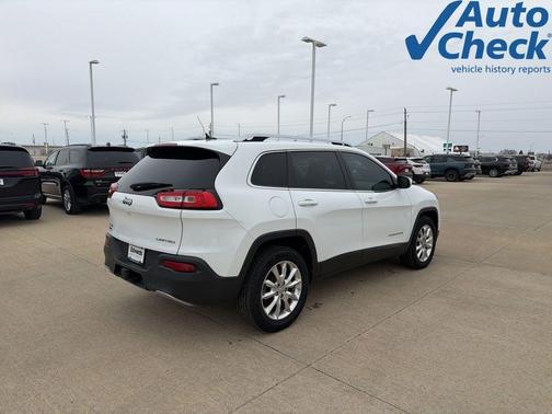 Bright White Clearcoat 2014 Jeep Cherokee Limited