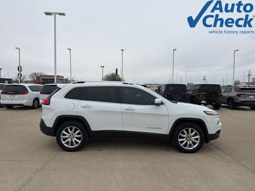 Bright White Clearcoat 2014 Jeep Cherokee Limited