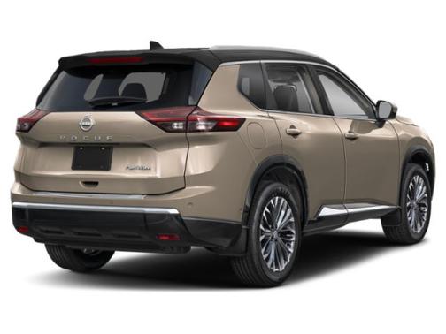 Everest White Pearl/Super Black 2026 Nissan Rogue Platinum