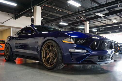 Kona Blue Metallic 2020 Ford Mustang GT Premium