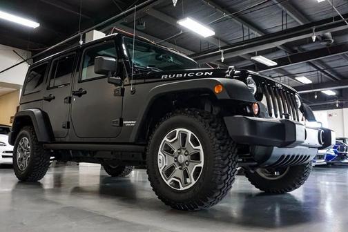 Black 2013 Jeep Wrangler Unlimited Rubicon