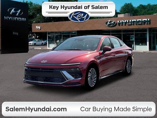 Ultimate Red 2026 Hyundai SONATA Hybrid Limited