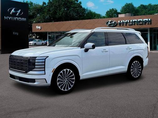 Creamy White Pearl 2026 Hyundai Palisade Hybrid Calligraphy