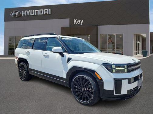 Serenity White 2025 Hyundai SANTA FE Calligraphy