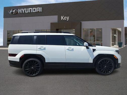 Serenity White 2025 Hyundai SANTA FE Calligraphy