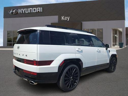 Serenity White 2025 Hyundai SANTA FE Calligraphy