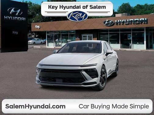 Serenity White 2026 Hyundai SONATA SEL