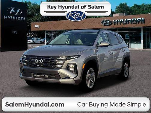 Shimmering Silver 2026 Hyundai TUCSON Hybrid SEL